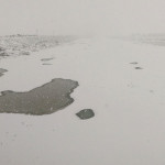 Büyükçekmece Gölü buz tuttu